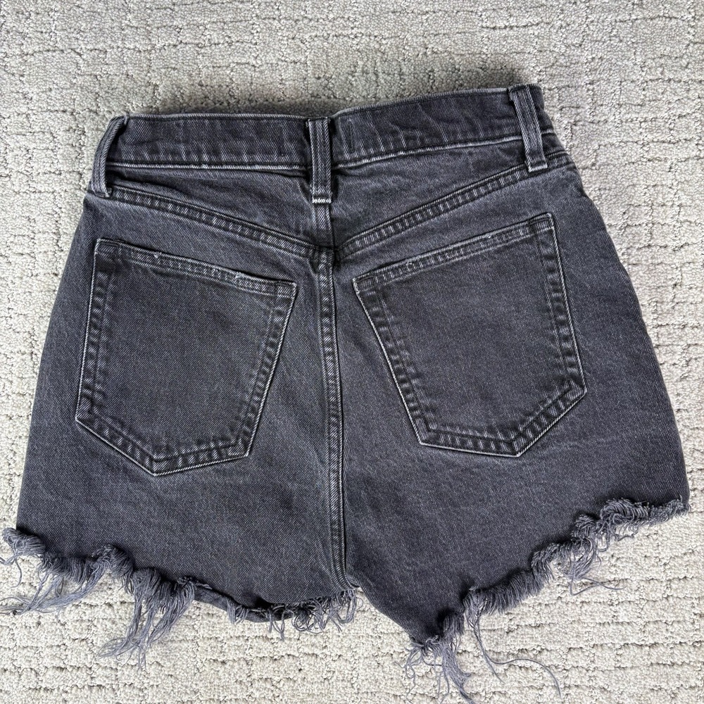 Abercrombie & Fitch The Mom Short High Rise Denim Shorts Curve Love Size 25/0 - Picture 8 of 8